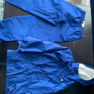 Boys size 8 waterproof pants and jacket set